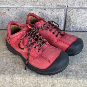 NAOT Women's Red Leather Shoes